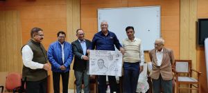 श्री अजय देशकार जी द्वारा निर्मित महामहिम राष्ट्रपति महोदया का रेखाचित्र